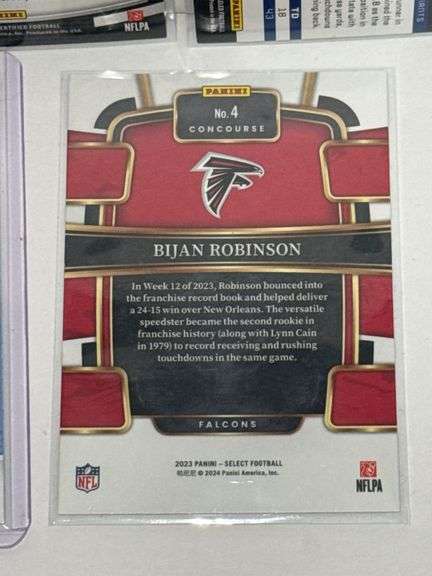 Assortment of NFL Elite Running Backs Sports Cards (8 Cards Total)