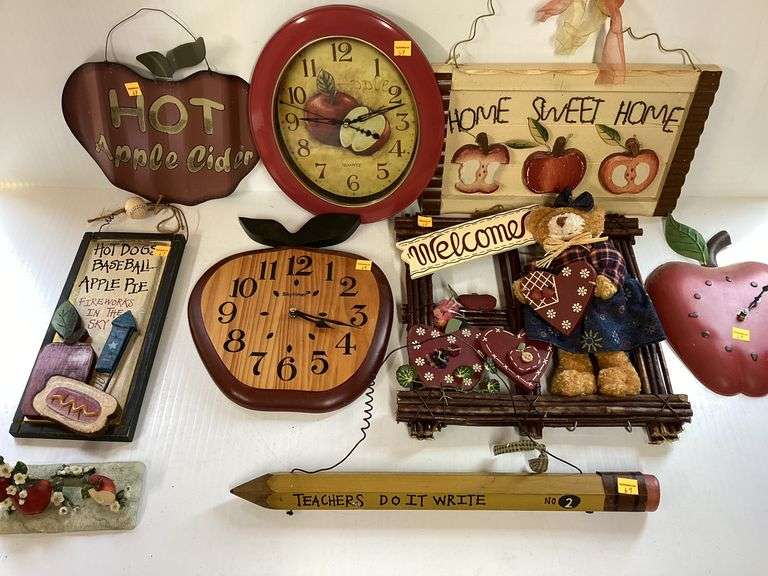 Assortment of Apple Decor