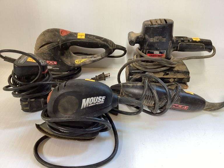 5 Craftsman Electric Hand Sanders