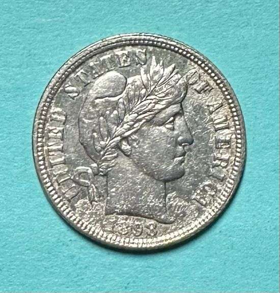 1898 Barber Silver Dime
