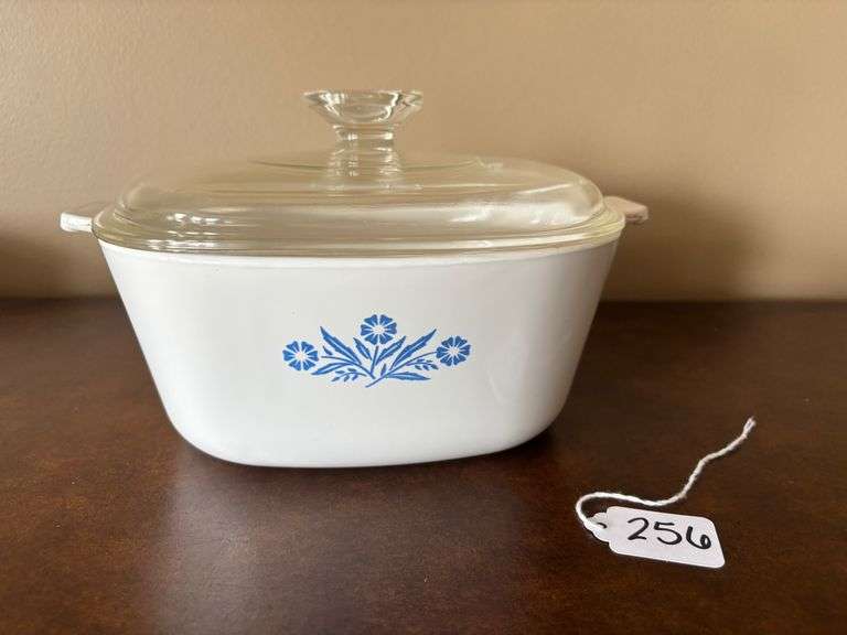 CorningWare Blue Cornflower Casserole Dish with Lid