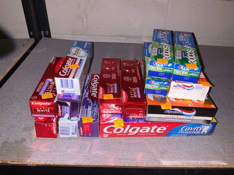 Assortment of Toothpaste - Kaufman Realty & Auctions