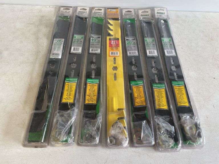 (7) Universal mower blades - sizes vary