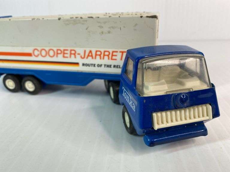 1979 Tonka Copper-Jarrett Semi Truck and Trailer