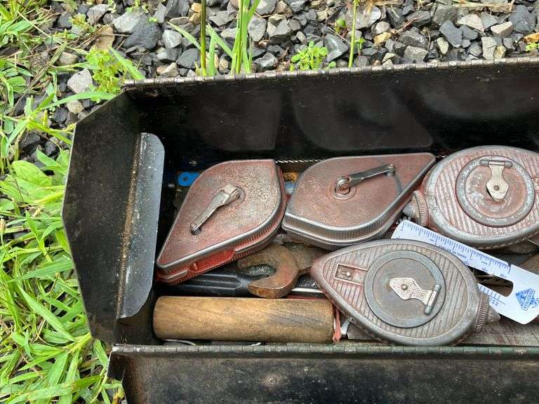 Toolbox with Chalk Line and More