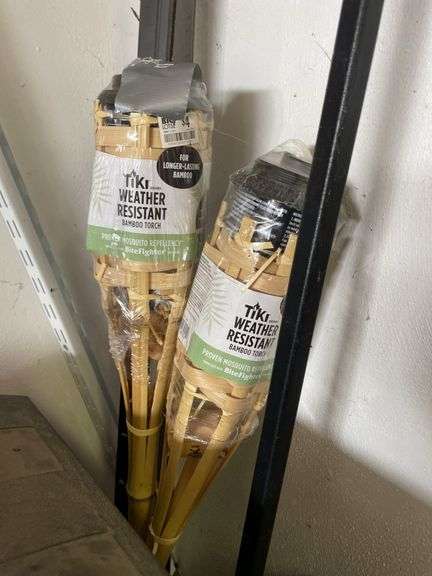 MAILBOX, PLANT HANGER, TIKI TORCHES