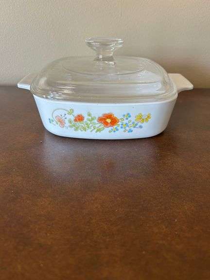 CorningWare Wildflower A-1-B Casserole Dish with Lid