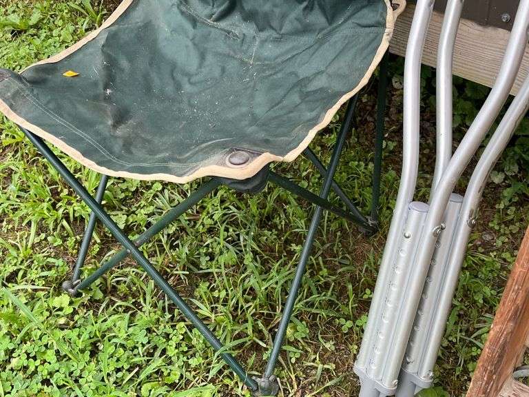 Ladder, Camp Chair, Crutches