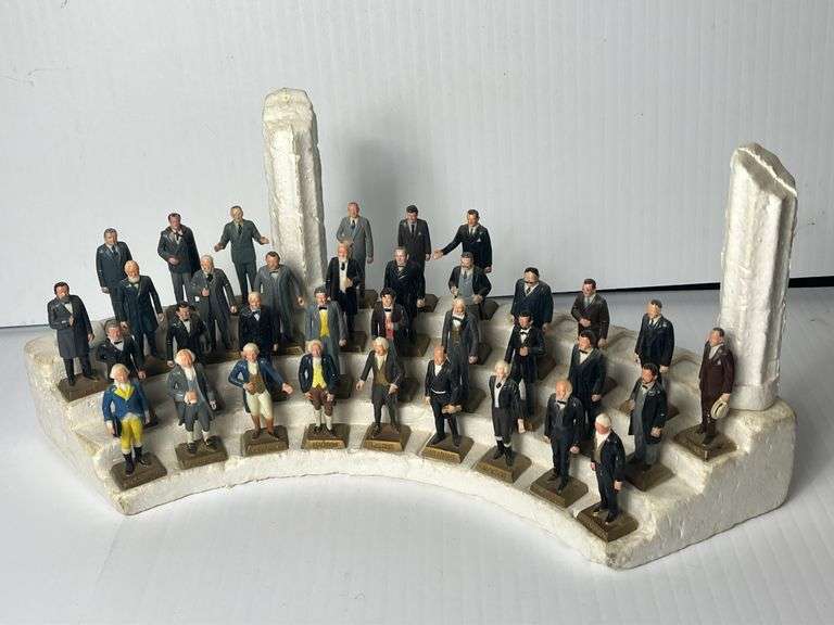 Marx Complete Hand Painted Presidents Set