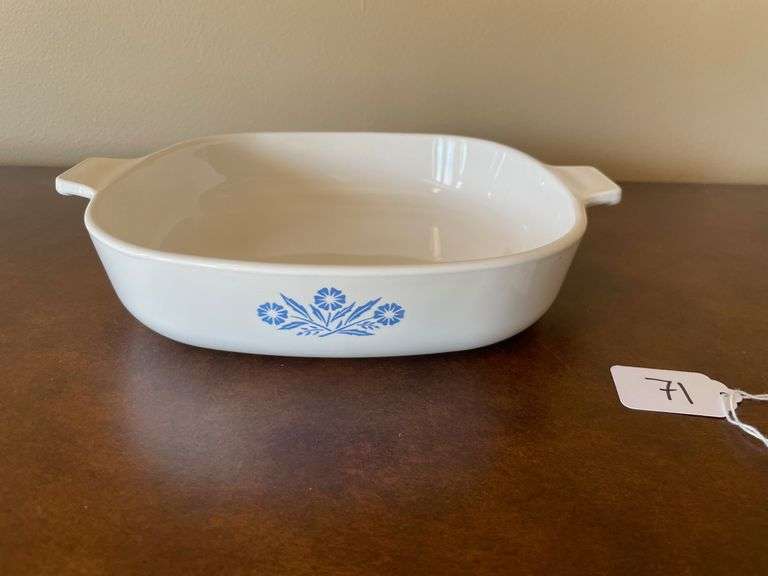 Corning Ware Blue Cornflower Casserole Dish