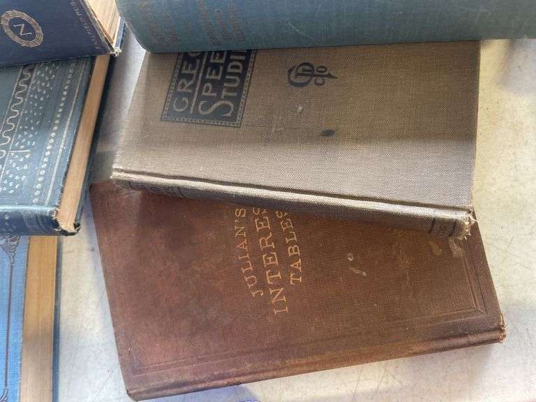 Milk crate of vintage books - see images