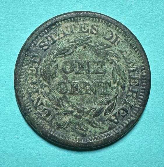 1848 Braided Hair Large Cent