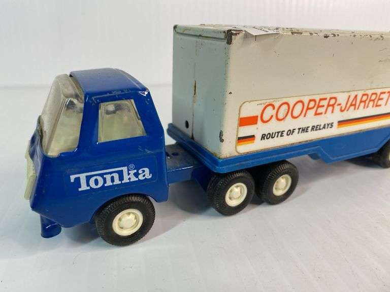 1979 Tonka Copper-Jarrett Semi Truck and Trailer
