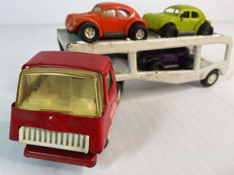 Tonka Mini Car Hauler with 3 Vehicles