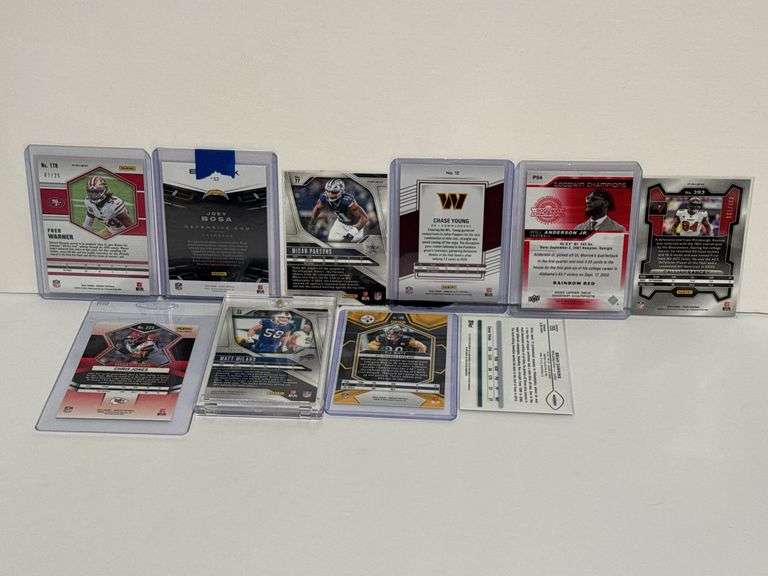 Assortment of Elite NFL Defensive Players Sports Cards