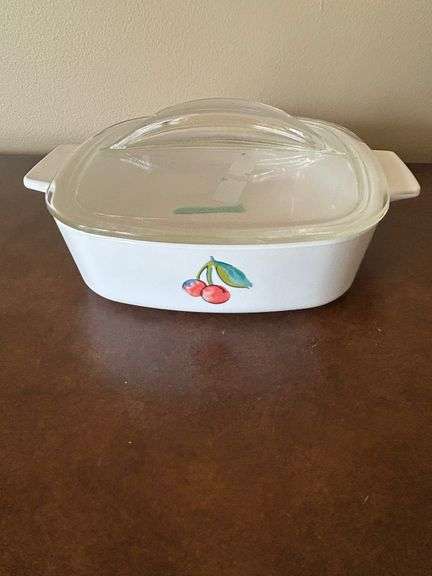CorningWare Fruit Basket Casserole Dish with Lid