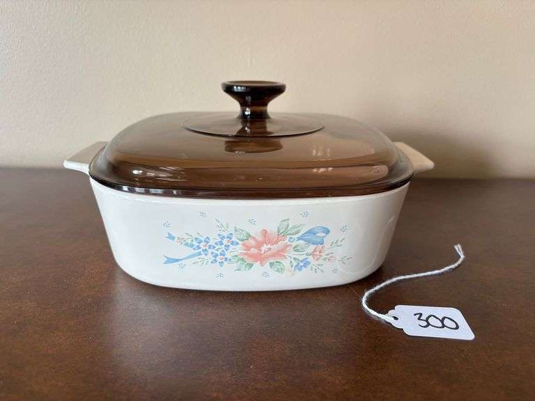 CorningWare Symphony Casserole Dish with Amber Lid