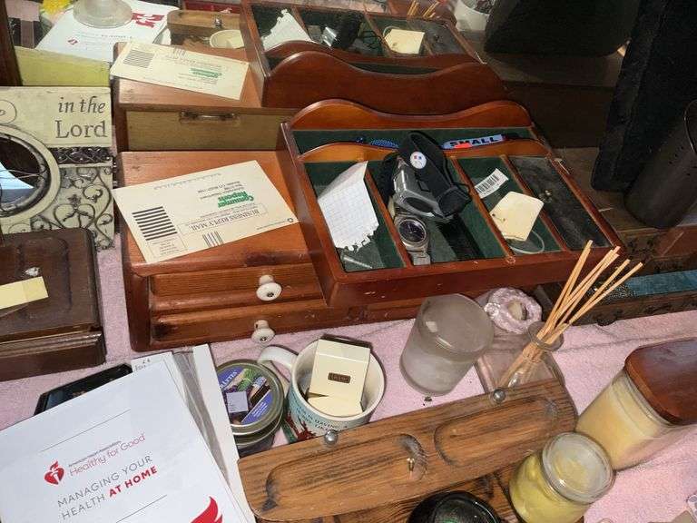 DRESSER WITH MIRROR AND ALL CONTENTS