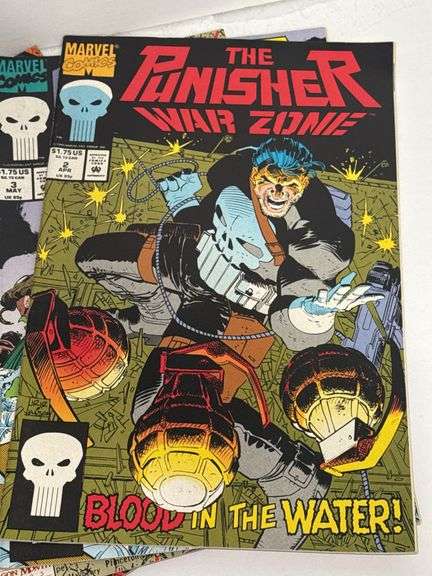 Marvel Comics The Punisher: War Zone Vol. 1 #’s 1, 2, 3, 16, 18, and 20
