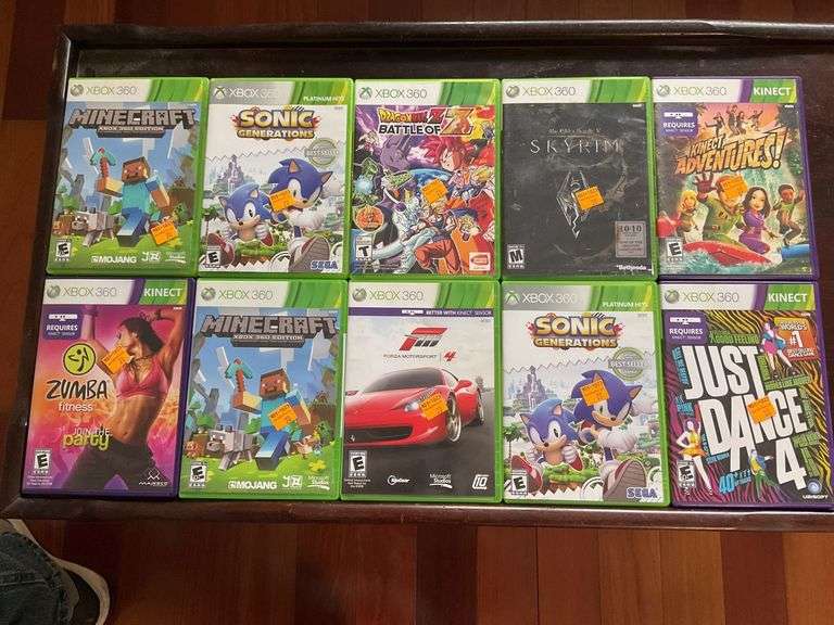 10 X-Box 360 Games