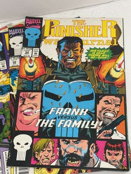 Marvel Comics The Punisher: War Journal Vol. 1 #’s 45, 54, 56, 58, 59 and 64