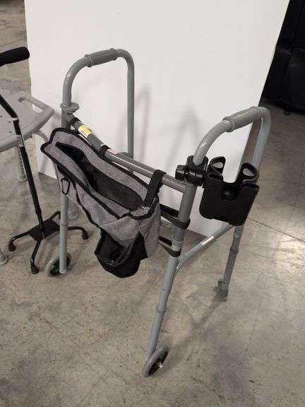 Guardian walker, shower seat, and walking cane