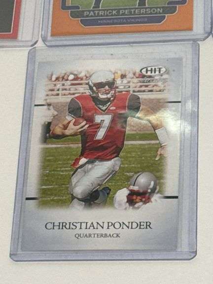 (11) Various NFL/NCAAF Sports Cards