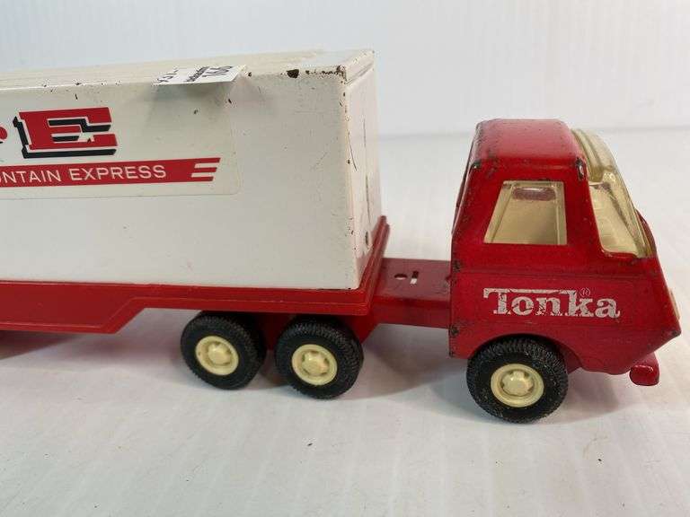1980 Tonka Pacific Intermountain Express Semi-Truck and Trailer
