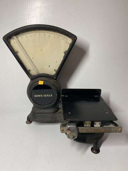 Howe Scales For Antique Cast Iron Howe Scale - Kaufman Realty & Auctions