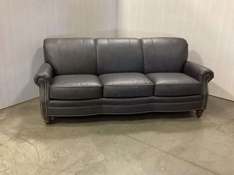 SMITH BROS.  Leather Sofa