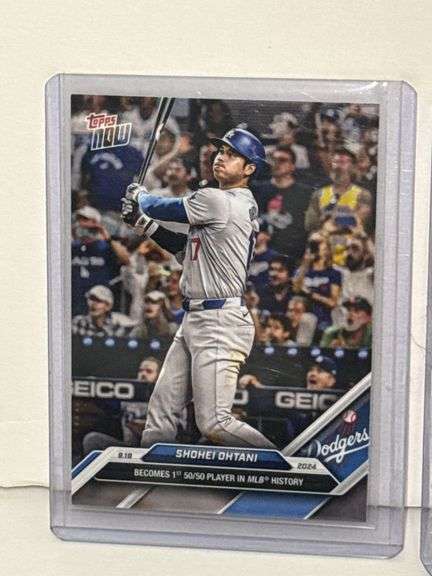 (2) 2024 Topps Now Shohei Ohtani 50/50 Club Cards