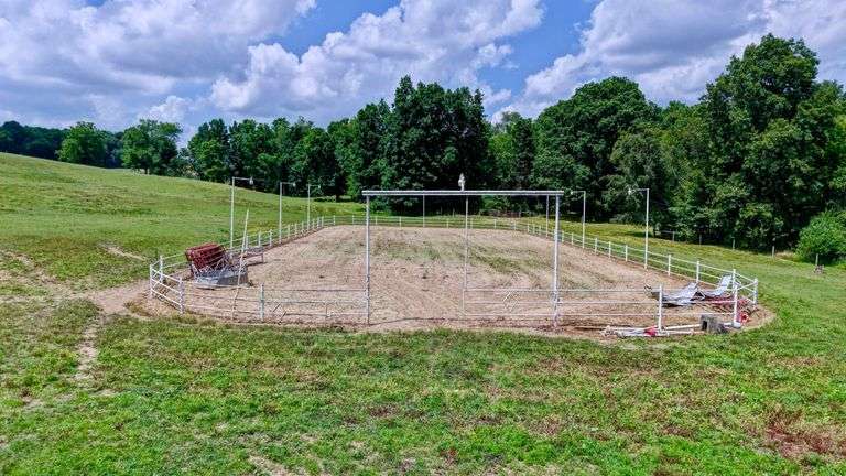 Parcel 2: 20.9 Acres with Riding Arena and Building Site.