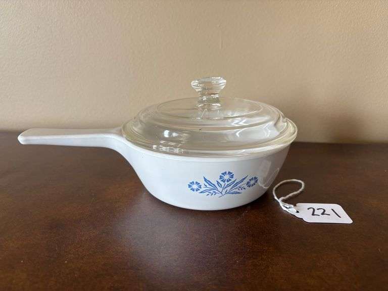 CorningWare Blue Cornflower P-82-B Menu-Ette 1 1/2 Pint Sauce Pan
