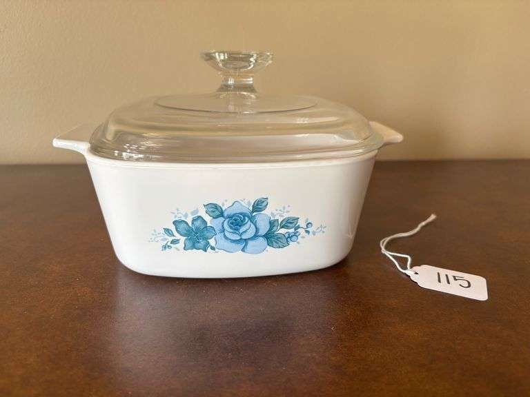 CorningWare Blue Velvet Casserole Dish with Lid