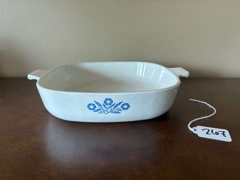 CorningWare Blue Cornflower Casserole Dish