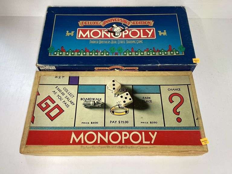 2 Vintage Monopoly Games