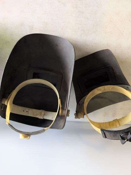 (4) welding masks and face shields - (3) Jackson and (1) Fibre-Metal