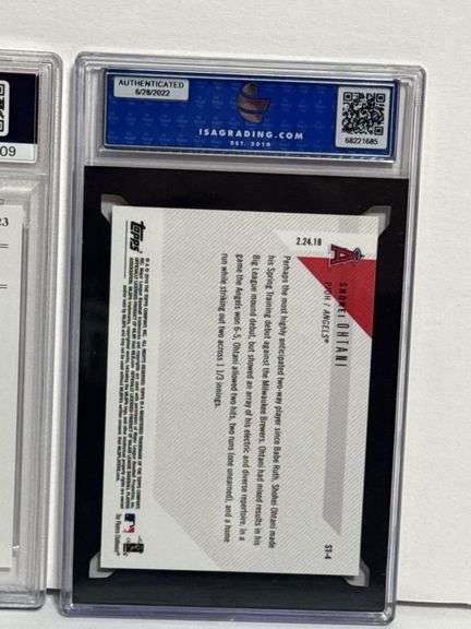 2018 Leaf Special Release Juan Soto Rookie Achievement RC (PSA 10) and 2018 Topps Now Shohei Ohtani