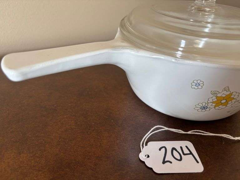 CorningWare Floral Bouquet Saucepan with Lid