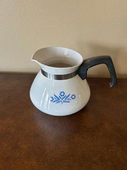 Corning Ware Blue Cornflower Coffee/Tea Pot