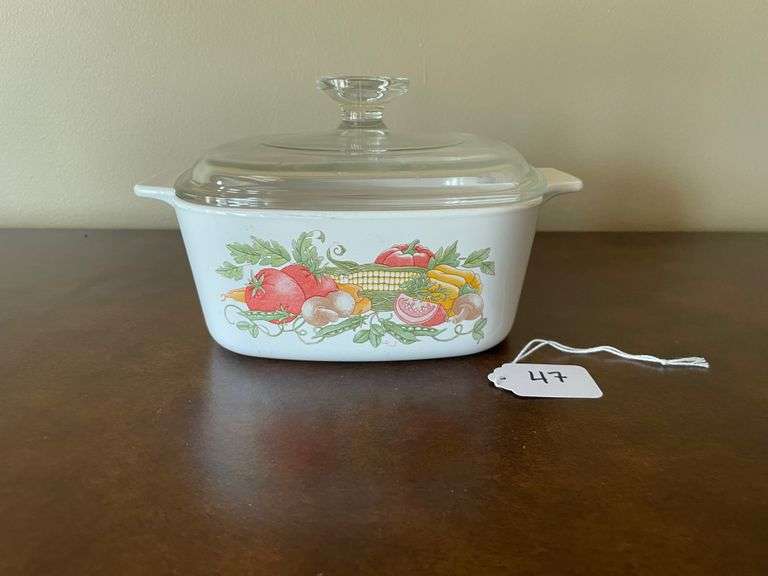Corning Ware Garden Harvest A-1 1/2-B Casserole Dish with Lid