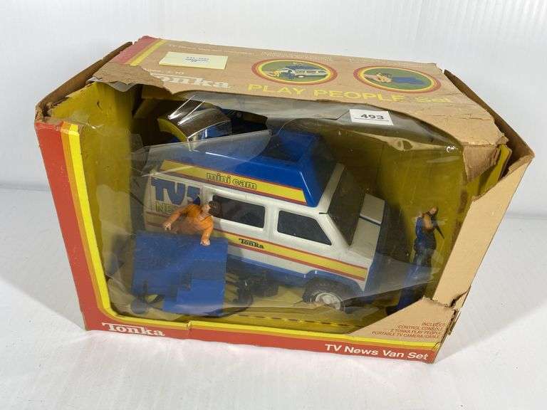 1979 Tonka TV News Van Set