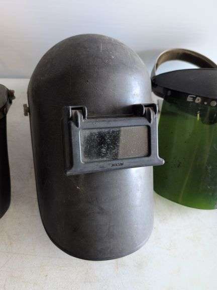 (4) welding masks and face shields - (3) Jackson and (1) Fibre-Metal