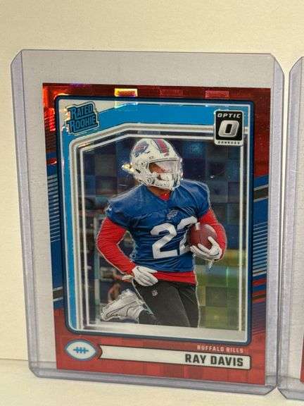 2024 Donruss Optic Rated Rookie Red Pandora Short Print Parallel Refractors of Jonathon Brooks, Roma