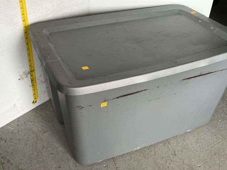 Tote with 33 RPMs