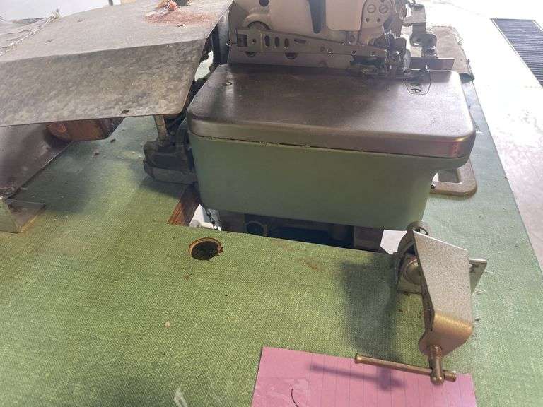 Wilcox and Gibbs surger industrial sewing machine with foot pedals
