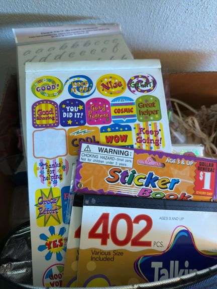 MINI FRIDGE AND CRAFT SUPPLIES