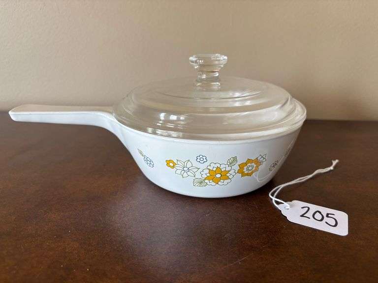 CorningWare Floral Bouquet Saucepan with Lid