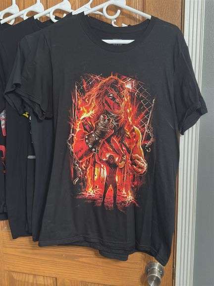 (5) Pro Wrestling Shirts (Size M)