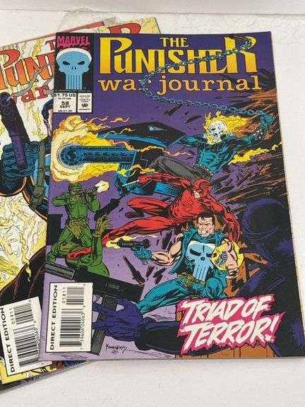 Marvel Comics The Punisher: War Journal Vol. 1 #’s 45, 54, 56, 58, 59 and 64